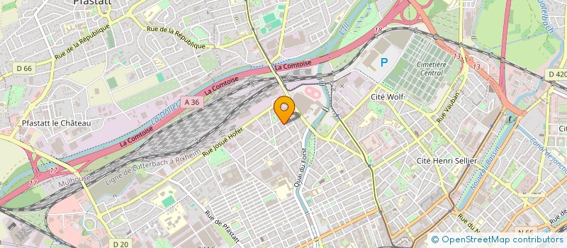 localisation de l'entreprise AKIN  MULHOUSE