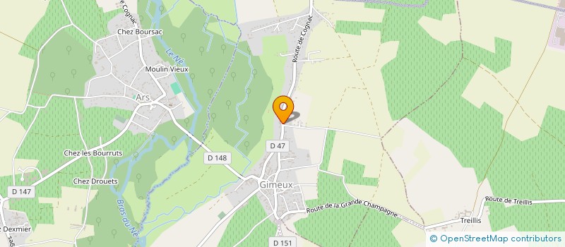 localisation de l'entreprise AKINA GROUPE  SAINT-FORT-SUR-LE-NE