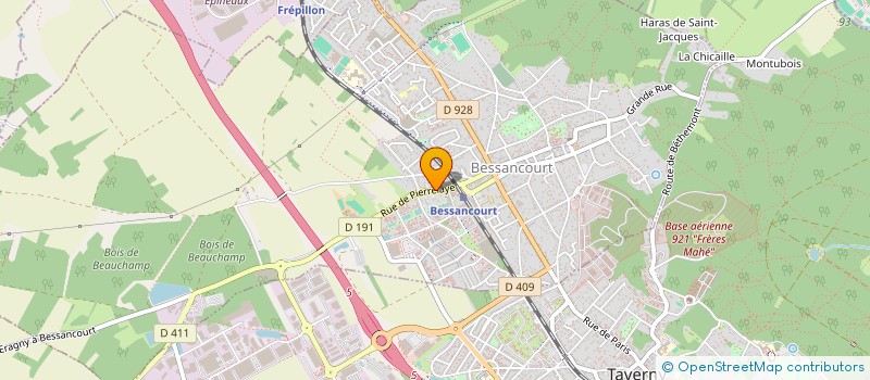 localisation de l'entreprise AKINA IMMO 4  BESSANCOURT