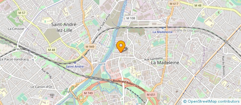 localisation de l'entreprise AKINCI à SAINT-ANDRE-LEZ-LILLE