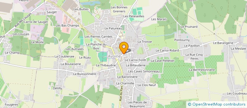 localisation de l'entreprise AKINITAS à AVOINE