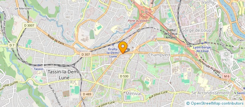 localisation de l'entreprise AKINITOS  TASSIN-LA-DEMI-LUNE