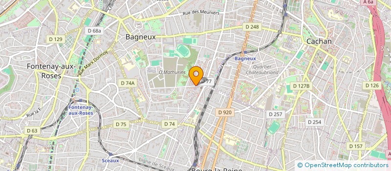 localisation de l'entreprise AKINOM à BAGNEUX