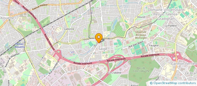 localisation de l'entreprise AKINOMIA  PESSAC