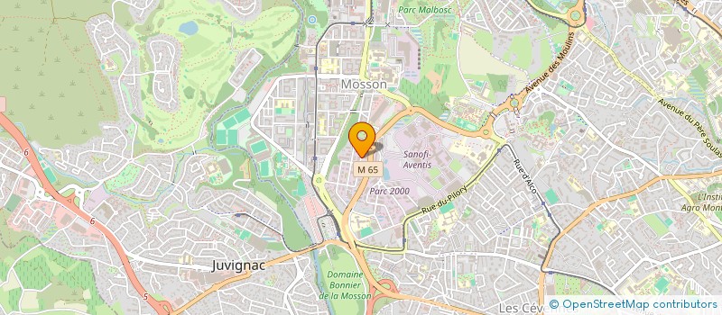 localisation de l'entreprise AKIRA à MONTPELLIER