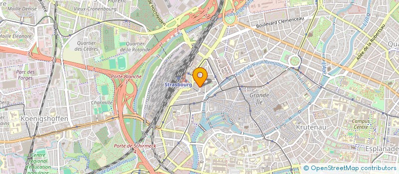 localisation de l'entreprise AKIRA  STRASBOURG