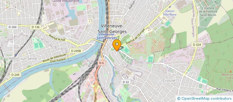 localisation de l'entreprise AKIRA à VILLENEUVE-SAINT-GEORGES