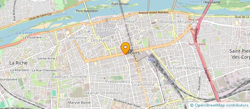 localisation de l'entreprise AKIS à TOURS