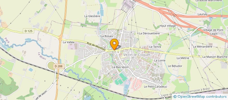 localisation de l'entreprise AKIS  VEZIN-LE-COQUET