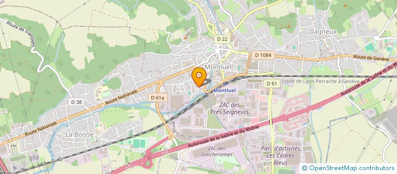 localisation de l'entreprise AKISSI  MONTLUEL