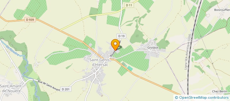 localisation de l'entreprise AKISTO SOFTWARE à SAINT GENIS D'HIERSAC