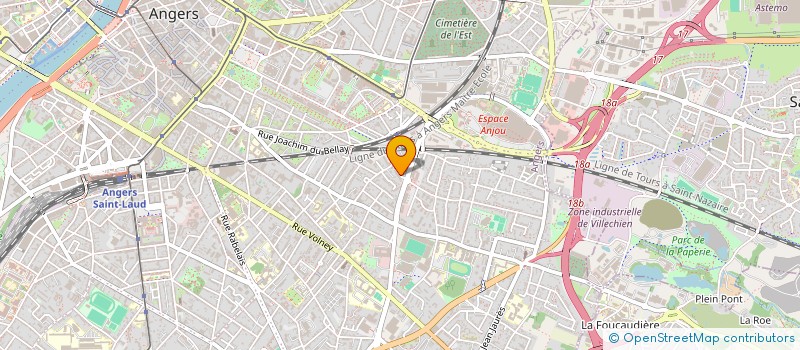 localisation de l'entreprise AKITA à ANGERS