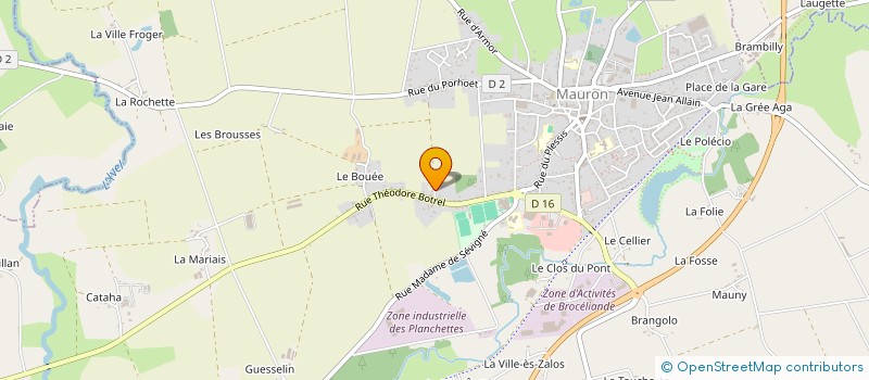 localisation de l'entreprise AKITA PRODUCTION INT.  RECANOZ