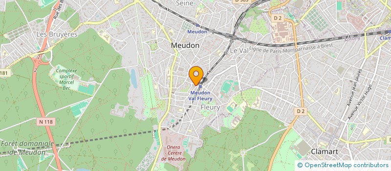 localisation de l'entreprise AKITANI SARL à MEUDON