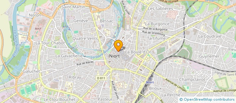 localisation de l'entreprise AKITANIA 79  NIORT