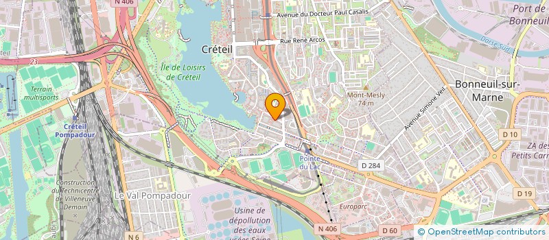 localisation de l'entreprise AKIVA à CRETEIL