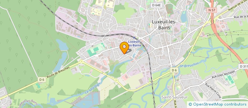 localisation de l'entreprise AKJ  LUXEUIL-LES-BAINS