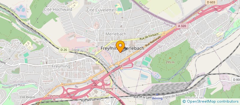 localisation de l'entreprise AKKA  FREYMING-MERLEBACH