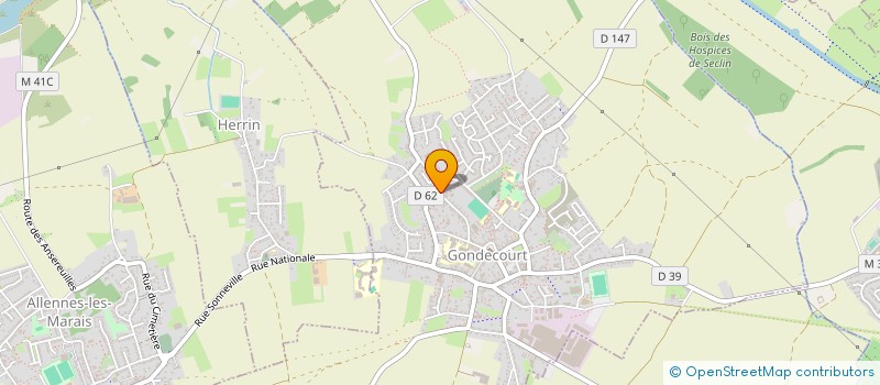 localisation de l'entreprise AKKA IRI à GONDECOURT