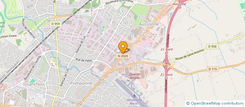 localisation de l'entreprise AKKAD à MONTAUBAN