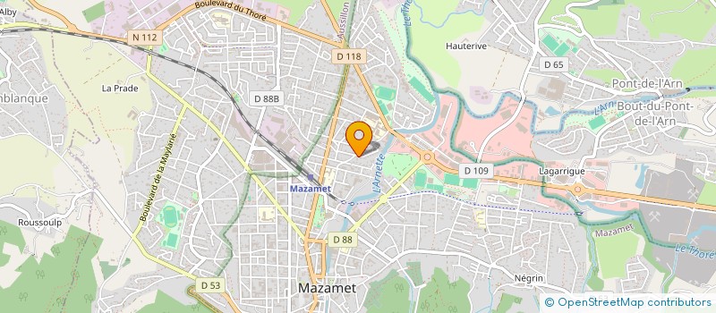 localisation de l'entreprise AKKAOUI NATURE  MAZAMET