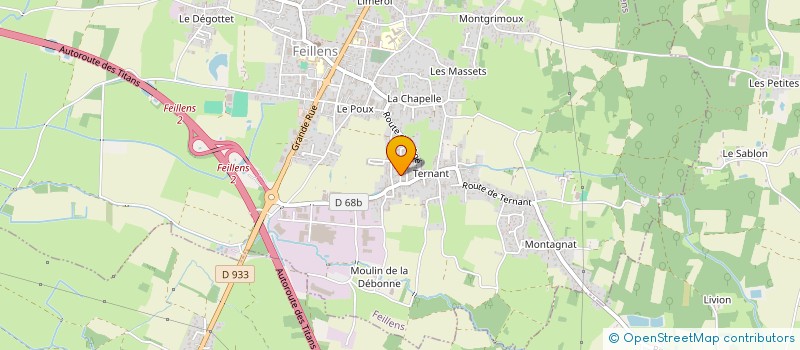 localisation de l'entreprise AKKAOUI PERE ET FILS à FEILLENS