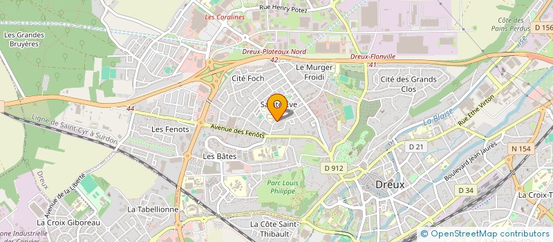 localisation de l'entreprise AKKAR RENOVE à DREUX