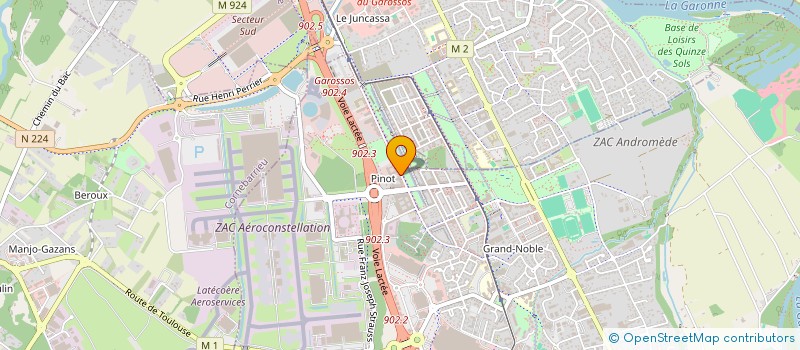 localisation de l'entreprise AKKODIS AEROCONSEIL SAS à BLAGNAC