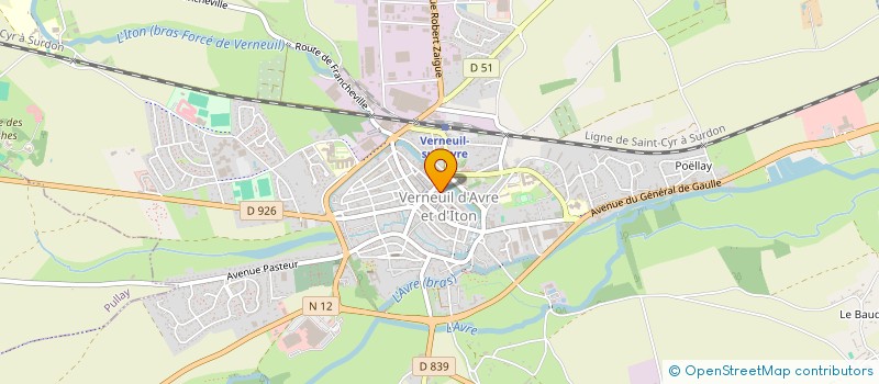 localisation de l'entreprise AKKOPHTA à VERNEUIL D'AVRE ET D'ITON