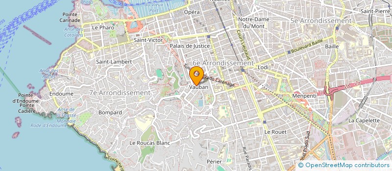 localisation de l'entreprise AKKOR à MARSEILLE