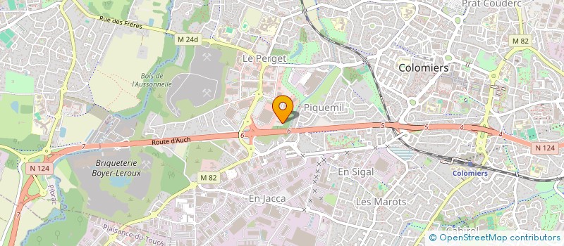 localisation de l'entreprise AKKOYA à COLOMIERS