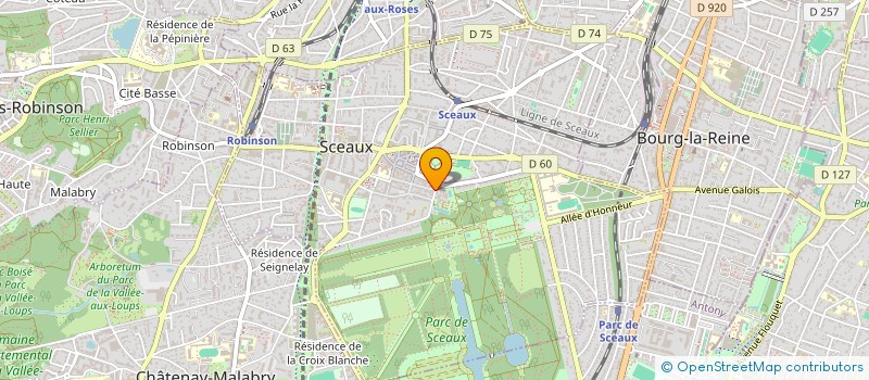 localisation de l'entreprise AKL à SCEAUX