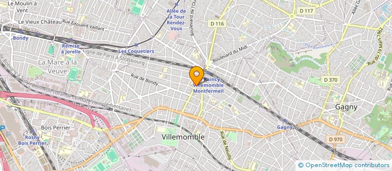 localisation de l'entreprise AKL ACTIVITES  VILLEMOMBLE