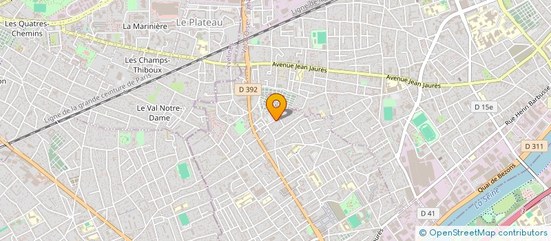 localisation de l'entreprise AKLEN.  BEZONS