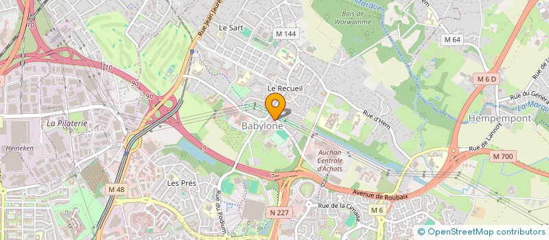 localisation de l'entreprise AKLI BATIMENT  VILLENEUVE D ASCQ