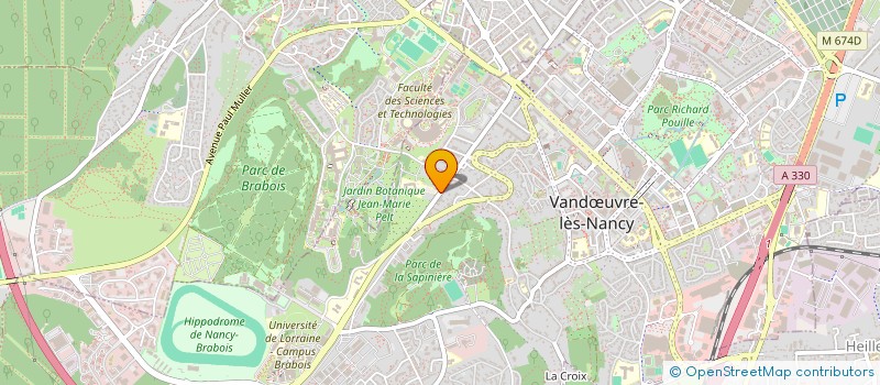 localisation de l'entreprise AKLR  VANDUVRE-LES-NANCY