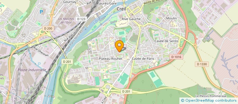 localisation de l'entreprise AKLTM  CREIL