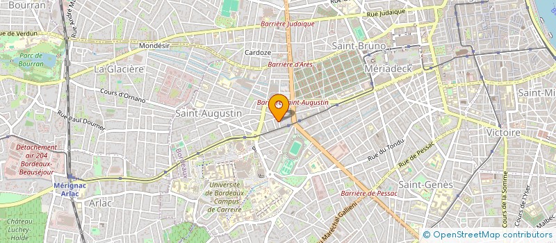 localisation de l'entreprise AKM  BORDEAUX