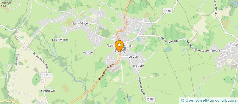 localisation de l'entreprise AKM ENERGIES à SAINT-LAURENT-D'AGNY