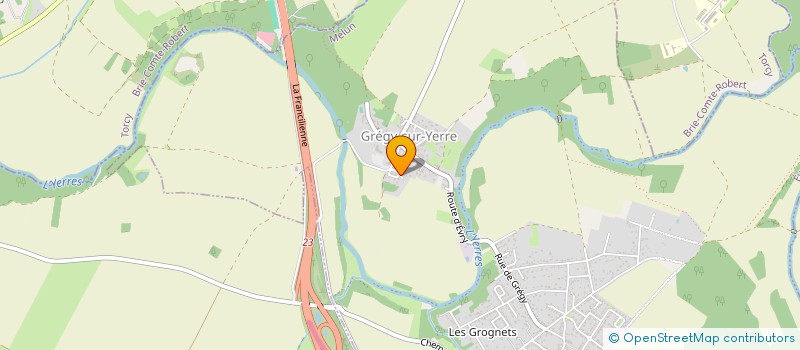 localisation de l'entreprise AKM GROUP  EVRY-GREGY-SUR-YERRE