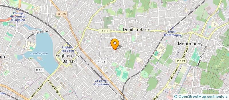 localisation de l'entreprise AKM INFO à DEUIL-LA-BARRE
