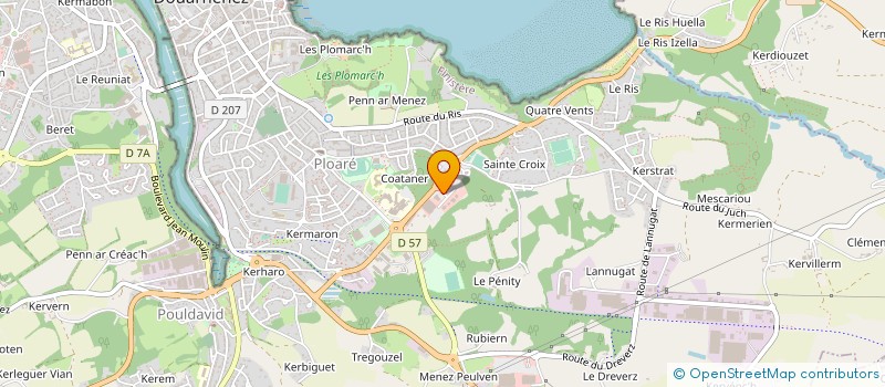 localisation de l'entreprise AKM MOTORS à DOUARNENEZ