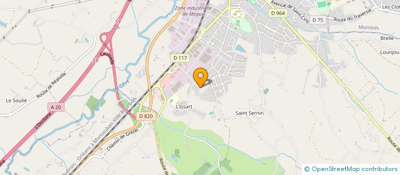 localisation de l'entreprise AKM PATRIMOINE  CAUSSADE