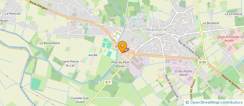 localisation de l'entreprise AKM37  RIVES-DU-LOIR-EN-ANJOU