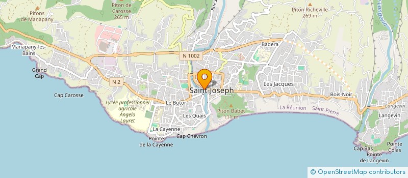 localisation de l'entreprise AKMAKAZ à SAINT-JOSEPH