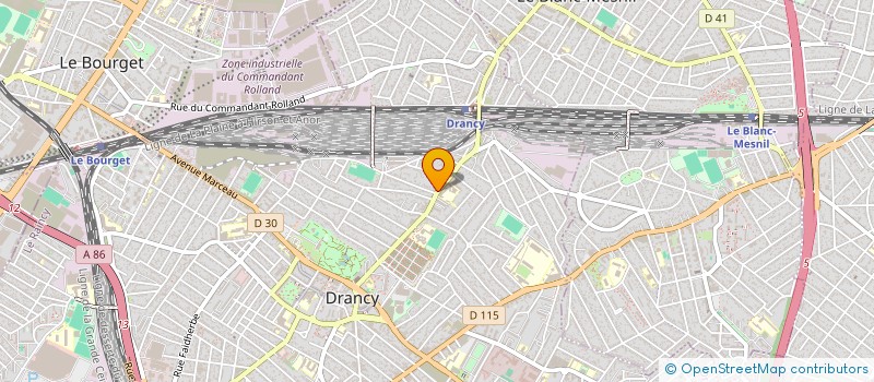 localisation de l'entreprise AKME  DRANCY