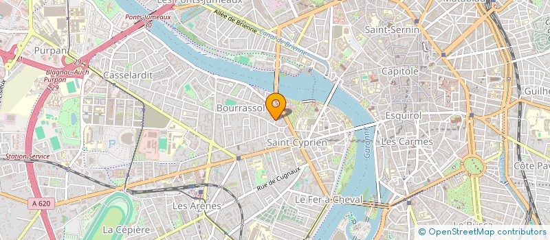 localisation de l'entreprise AKMF à TOULOUSE