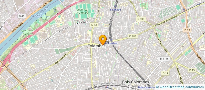 localisation de l'entreprise AKMIS PORTAGE  COLOMBES