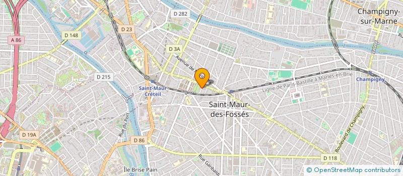 localisation de l'entreprise AKMNE à SAINT-MAUR-DES-FOSSES