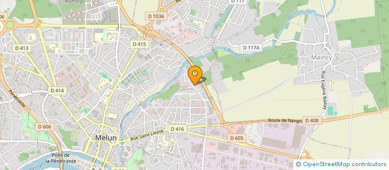 localisation de l'entreprise AKMOUR  MELUN